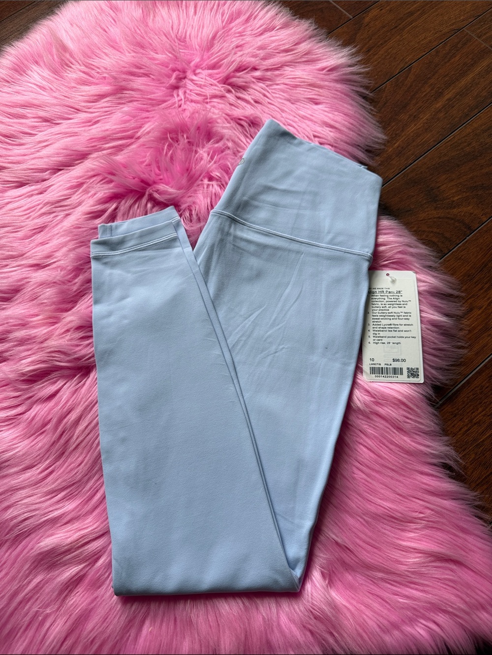 Size 10 Lululemon Align High-Rise Pant 28"
Pastel BlueNWT